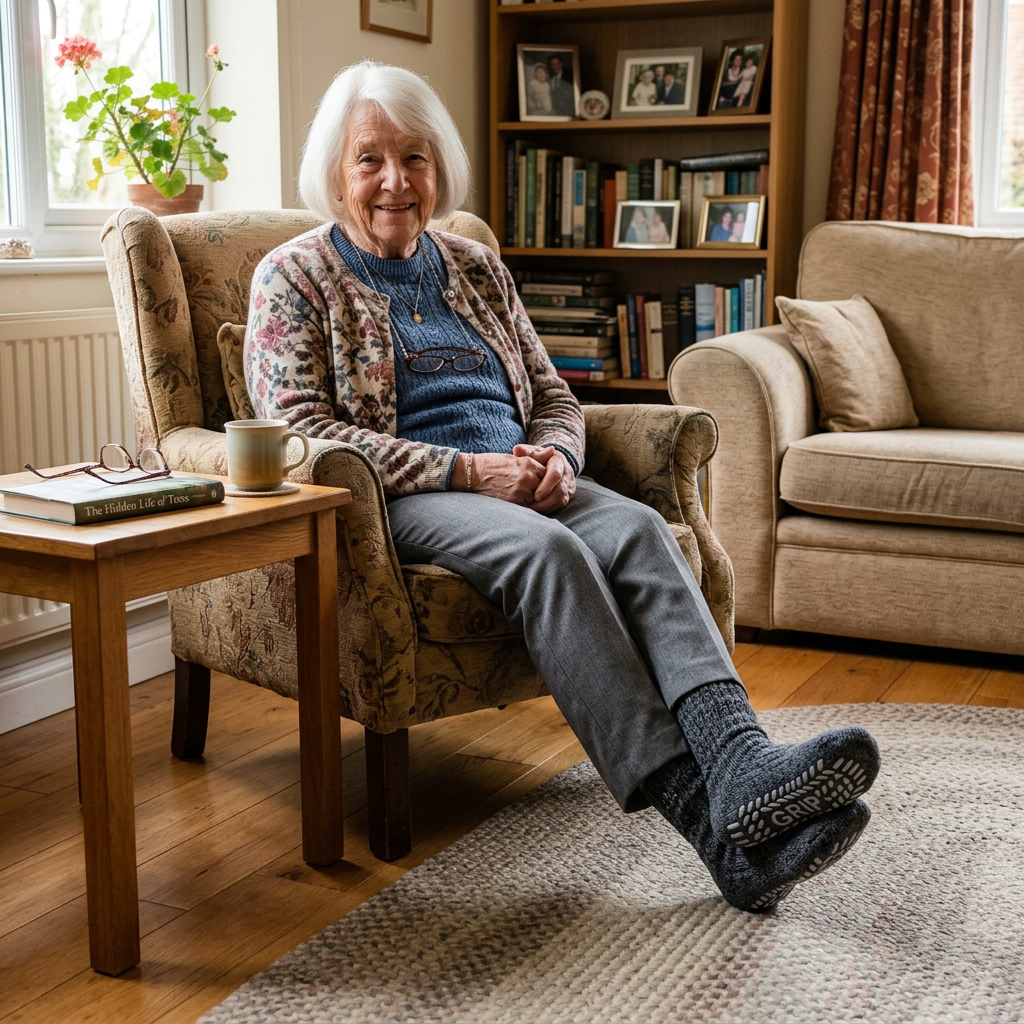 5 Best Non-Slip Grip Socks for Seniors